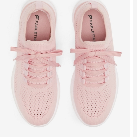 Fabletics Shoes - Fabletics Women's Everyday Sneaker Shimmery Pink and White Size 7 NIB
